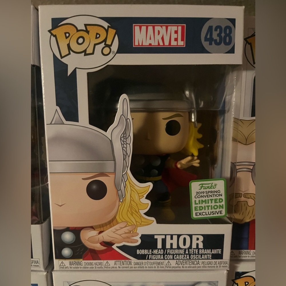 Thor comic con funko pop store exclusive